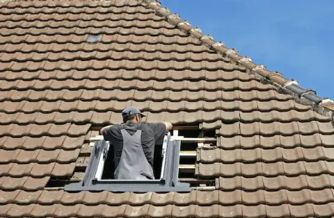 Pose de velux - Gouaix